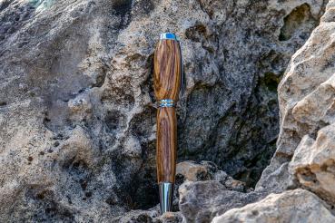 JR-Gentleman Füller Chrom & Gold Zebrano
